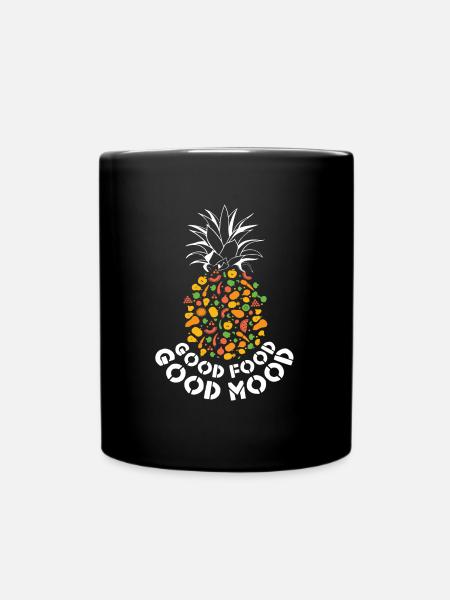 Fruits Légumes Fruits Nourriture Ananas - Mug uni - noir