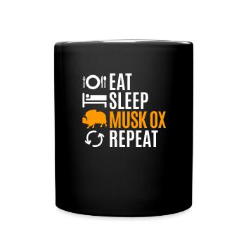 Dear Musk Oxen Fantastic Gift - Full Colour Mug - black - Front