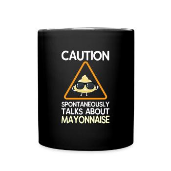 Dear Mayonnaise Sunglass Gift - Full Colour Mug - black - Front