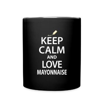 Cadeau d’épices à la mayonnaise d’amour - Mug uni - noir - Devant