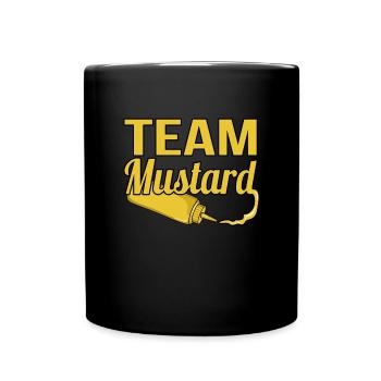 Team Mustard Gift - Full Colour Mug - black - Front