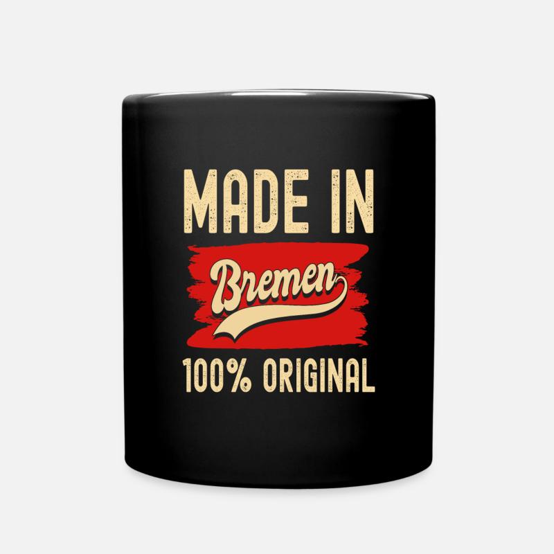 Bremen - Tasse einfarbig - Schwarz