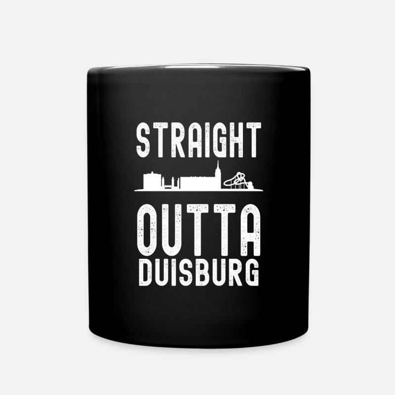 Duisburg - Tasse einfarbig - Schwarz