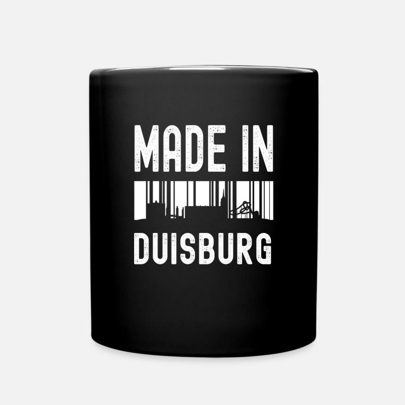Duisburg - Tasse einfarbig - Schwarz