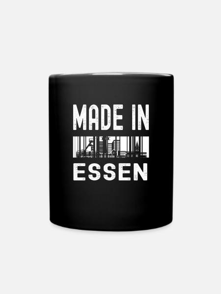 Essen Nordrhein Westfalen Stadt Skyline - Tasse einfarbig - Schwarz