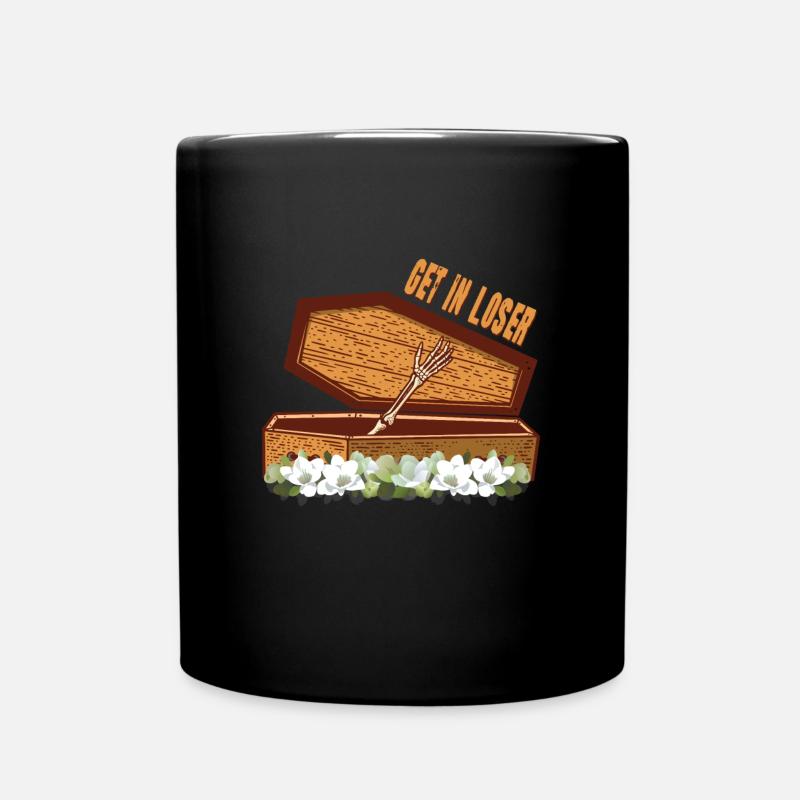 Get In Loose Coffin Halloween - Mug uni - noir