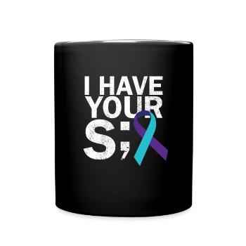 Ich habe Ihren sechs Selbstmord von sechs Selbstmo - Tasse einfarbig - Schwarz - Vorne