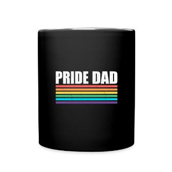 Pride Dad - Communauté du Mois de la Gay Pride LGBT - Mug uni - noir - Devant