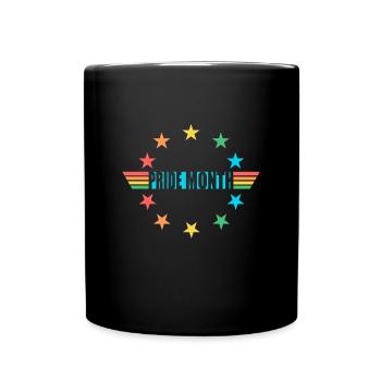 Pride Month - LGBT Gay Pride Transgender Community - Full Colour Mug - black - Front