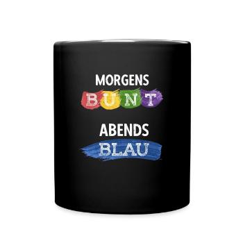 Lustiger Maler Spruch Malerei Kunstschüler - Tasse einfarbig - Schwarz - Vorne
