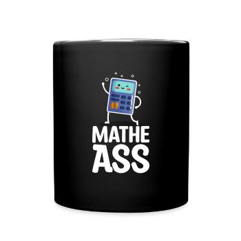 Math Ass Calculator Mathematics Teachers Students - Full Colour Mug - black - Front