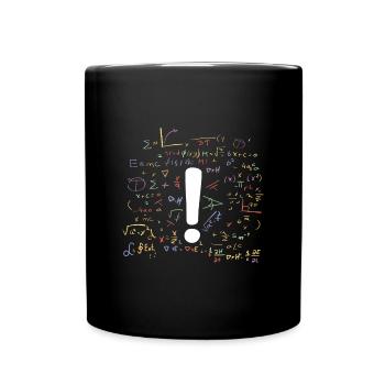 Mathe Mathematik Lehrer Schüler Nerds - Tasse einfarbig - Schwarz - Vorne