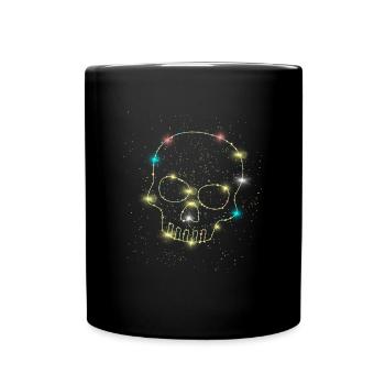 �delkonstellation Skelettsch�del Konstellation - Tasse einfarbig - Schwarz - Vorne