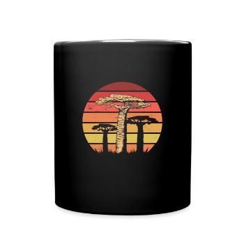 Africa Lovers Travel Baobab Tree - Full Colour Mug - black - Front