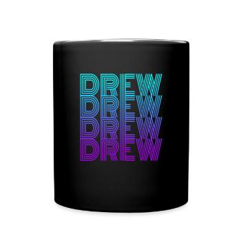 Drew Vaporwave Drew - Tasse einfarbig - Schwarz - Vorne