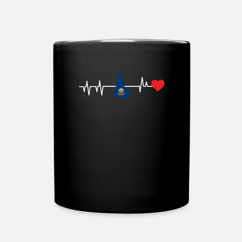 Idaho - Tasse einfarbig - Schwarz