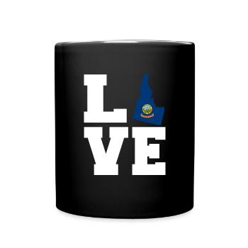 Idaho - Tasse einfarbig - Schwarz - Vorne