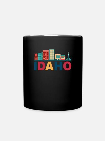 Idaho - Tasse einfarbig - Schwarz