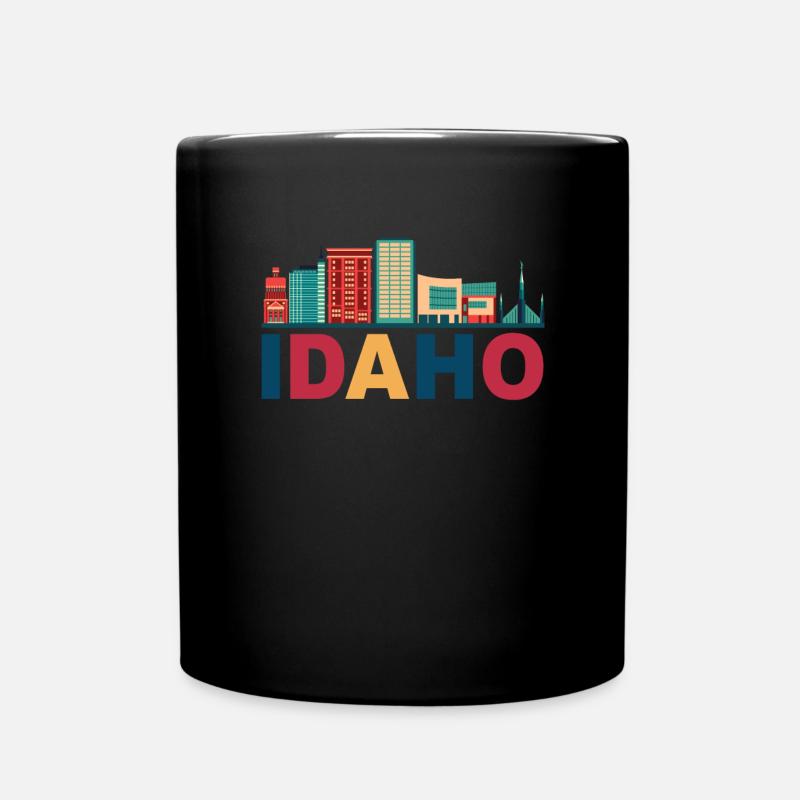 Idaho - Tasse einfarbig - Schwarz