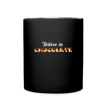 Sweet chocolate gift - Full Colour Mug - black - Front