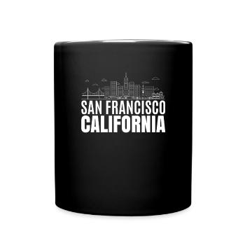 Californie - Mug uni - noir - Devant