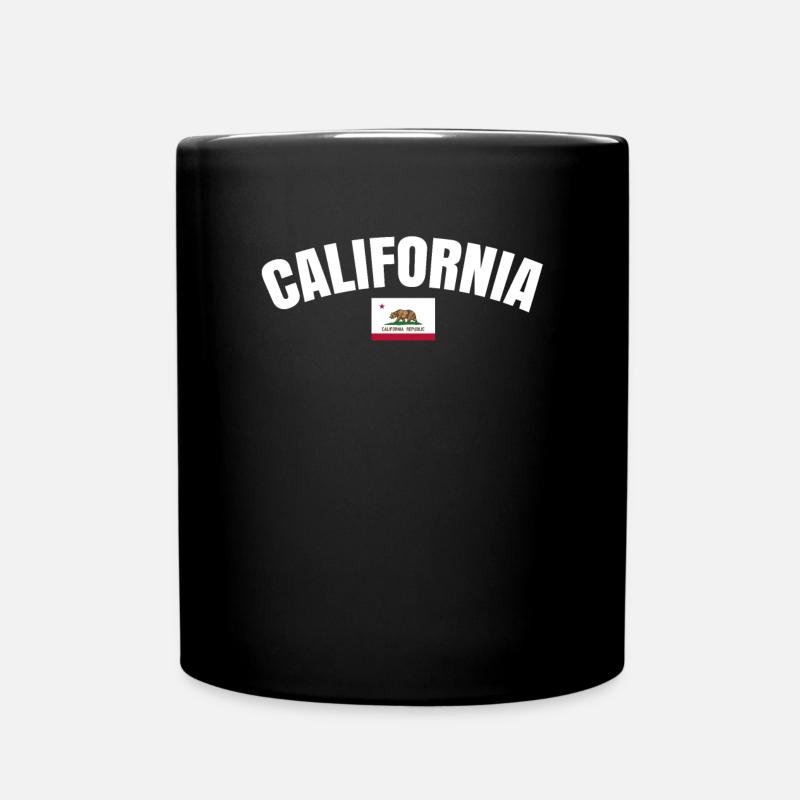 Kalifornien - Tasse einfarbig - Schwarz