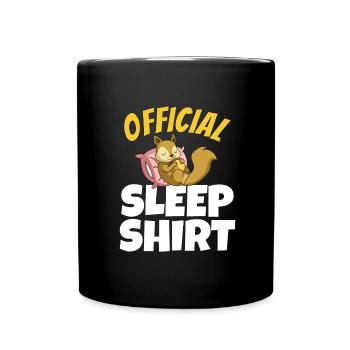 Beau cadeau d’écureuil endormi - Mug uni - noir - Devant