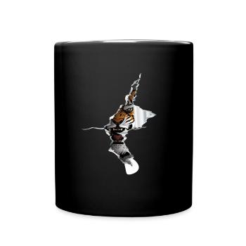 Tiger Roar Big Cat - Mug uni - noir - Devant