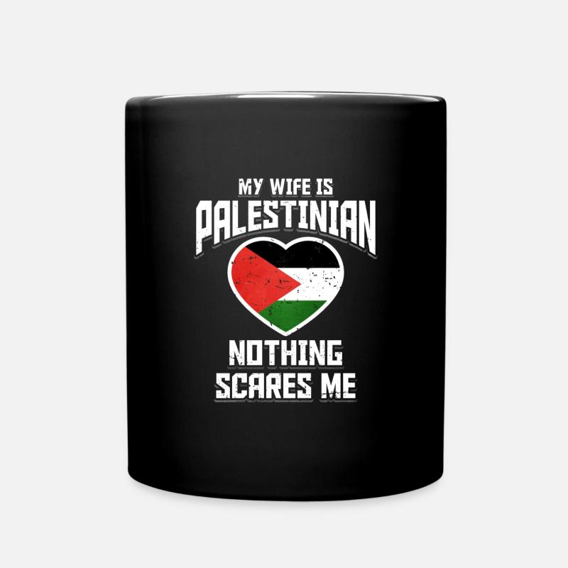Palästinensisch - Tasse einfarbig - Schwarz