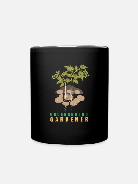 Jardinier souterrain Pomme de terre - Mug uni - noir