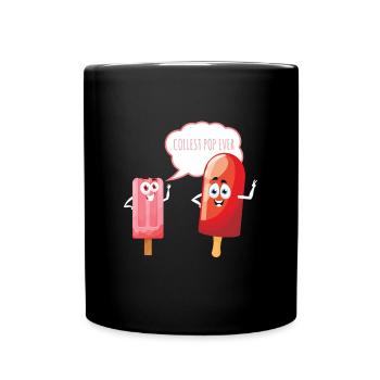 Coolest Pop Ever Ice Cream Ice Cream - Full Colour Mug - black - Front