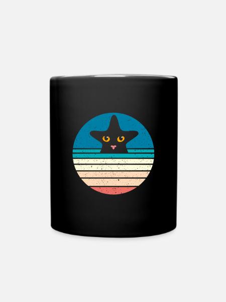 Seestern - Tasse einfarbig - Schwarz