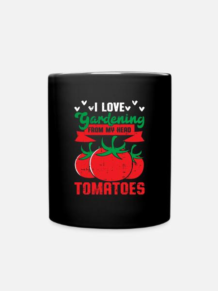 Tomate - Tasse einfarbig - Schwarz