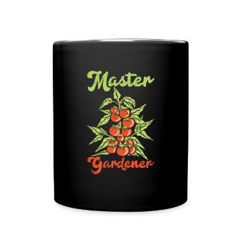 Tomate - Tasse einfarbig - Schwarz - Vorne