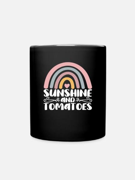 Tomate - Tasse einfarbig - Schwarz
