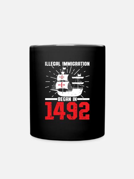 Christopher Columbus - Tasse einfarbig - Schwarz