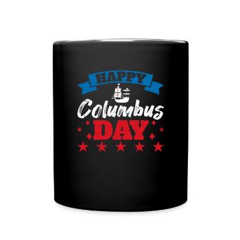 Christopher Columbus - Tasse einfarbig - Schwarz - Vorne