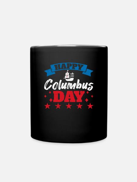 Christopher Columbus - Tasse einfarbig - Schwarz