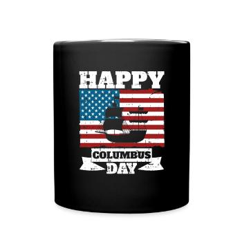 Christopher Columbus - Tasse einfarbig - Schwarz - Vorne