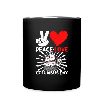 Christopher Columbus - Tasse einfarbig - Schwarz - Vorne