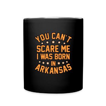 Cadeau né en Arkansas - Mug uni - noir - Devant