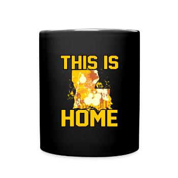 Accueil Louisiane Cadeau - Mug uni - noir - Devant