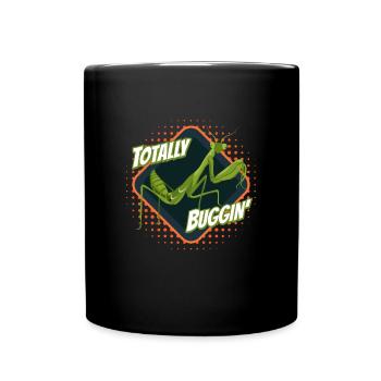 Totally Buggin Grasshopper Grasshopper - Full Colour Mug - black - Front