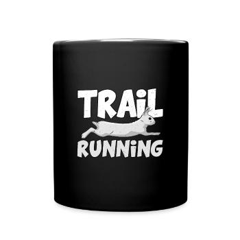 Trail Running Jogging Running Lapin - Mug uni - noir - Devant