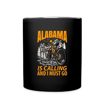 Alabama Adventure Gift - Full Colour Mug - black - Front