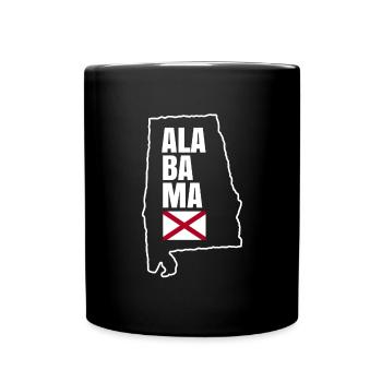Geschenk Des Staates Alabama - Tasse einfarbig - Schwarz - Vorne