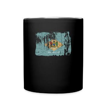 Delaware Home Pride Geschenk - Tasse einfarbig - Schwarz - Vorne