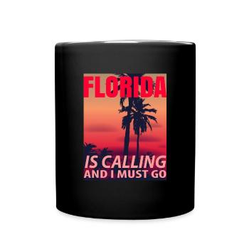 Cadeau aventureux en Floride - Mug uni - noir - Devant