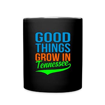 Grow In Tennessee Gift - Full Colour Mug - black - Front