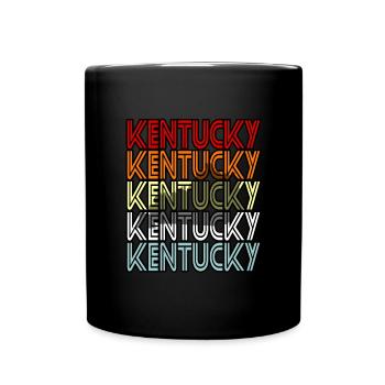 Kentucky bewohner geschenk - Tasse einfarbig - Schwarz - Vorne